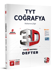 2024 TYT 3D Coğrafya Video Destekli Defter Örnek Sayfalar