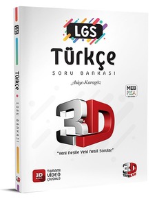 2023 LGS 3D Türkçe Soru Bankası Tamamı Video Çözümlü Asiye Karagöz Örnek Sayfalar